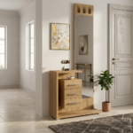 ⁦تسريحة ام دي اف بيج مودرن – مقاس 190×100×40 سم⁩ - الصورة ⁦2⁩