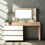 ⁦تسريحة ام دي اف بيج – 140×120×40 سم⁩ - الصورة ⁦2⁩
