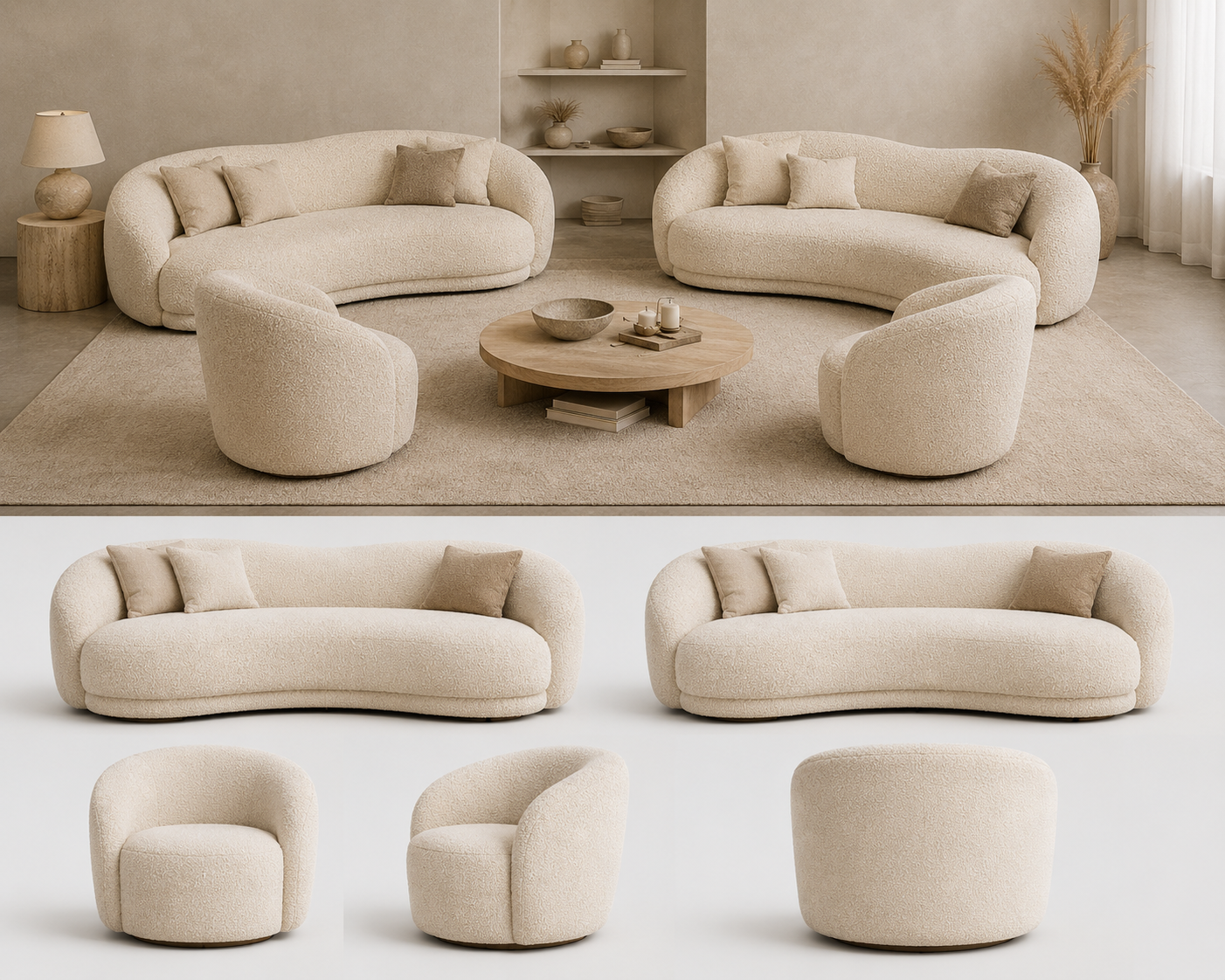1E939351-77A3-40B7-A629-02B6E8027CEE طقم كنب ليغانيس - الصورة 1