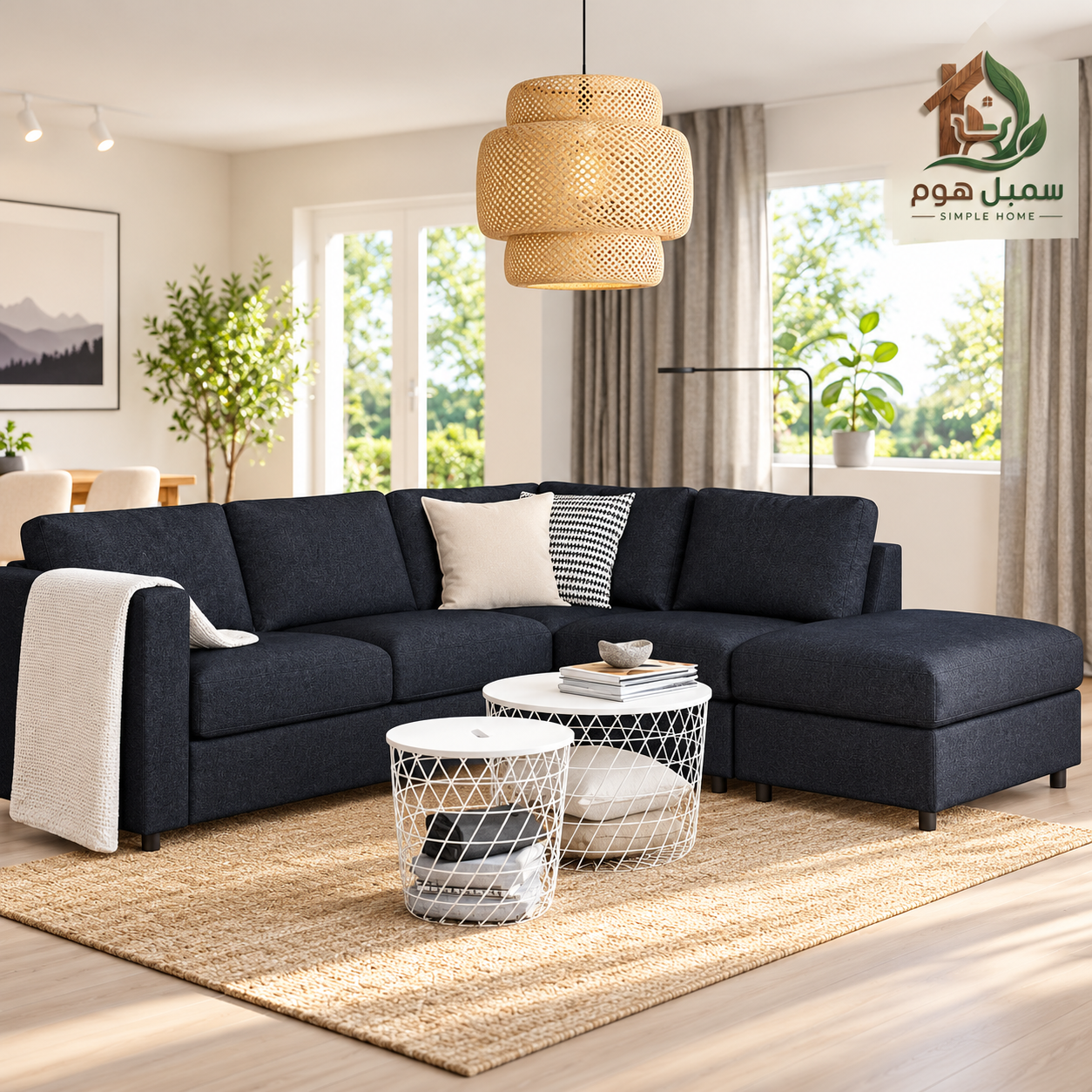 46A8B7C0-82A6-4A3C-8371-FFE831655133 كنب حرف L شاختينسكي - الصورة 1