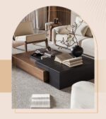⁦طاولة قهوة خشبية قابلة للطي PI-15009⁩ - الصورة ⁦9⁩