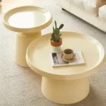 ⁦طاولة قهوة مستديرة منخفضة PI-15536⁩ - الصورة ⁦6⁩