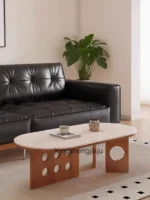 ⁦طاولة القهوة البيضاوية PI-15947⁩ - الصورة ⁦3⁩