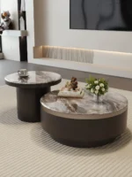 ⁦طاولة قهوة بسطح من الرخام PI-1647⁩ - الصورة ⁦4⁩