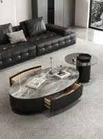 ⁦طاولة القهوة البيضاوية PI-1648⁩ - الصورة ⁦4⁩