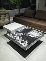 ⁦طاولة قهوة بسطح من الرخام PI-1683⁩ - الصورة ⁦8⁩