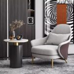 ⁦طاولة قهوة رخامية مستديرة PI-23758⁩ - الصورة ⁦6⁩