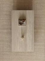 ⁦طاولة قهوة بسطح رخامي PI-3051⁩ - الصورة ⁦5⁩