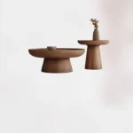 ⁦طاولة قهوة خشبية مستديرة PI-4007⁩ - الصورة ⁦6⁩